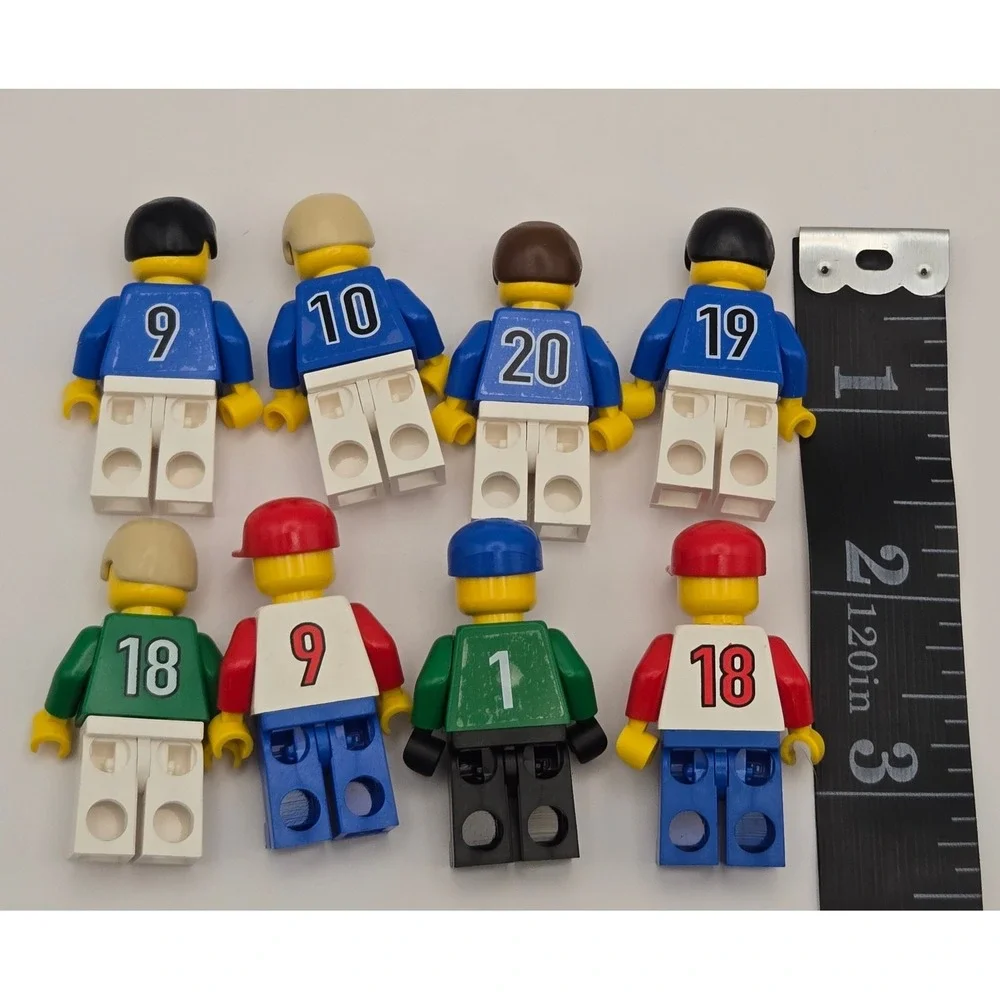 LEGO 8pc USA World Cup Soccer‎ Minifigure Lot Vintage 90s Sports Figures